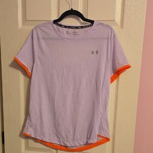 Under Armour Lavender and Orange Tee